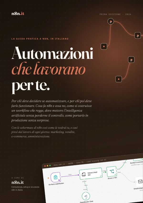 Copertina del libro Automazioni che lavorano per te
